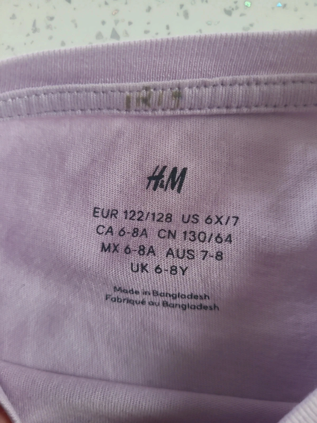 Camiseta para menina cor lilás – photo 2